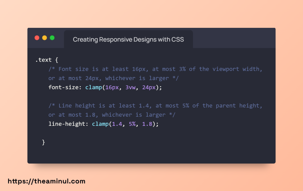 Creating Responsive Designs with CSS clamp() Function: A Practical Guide